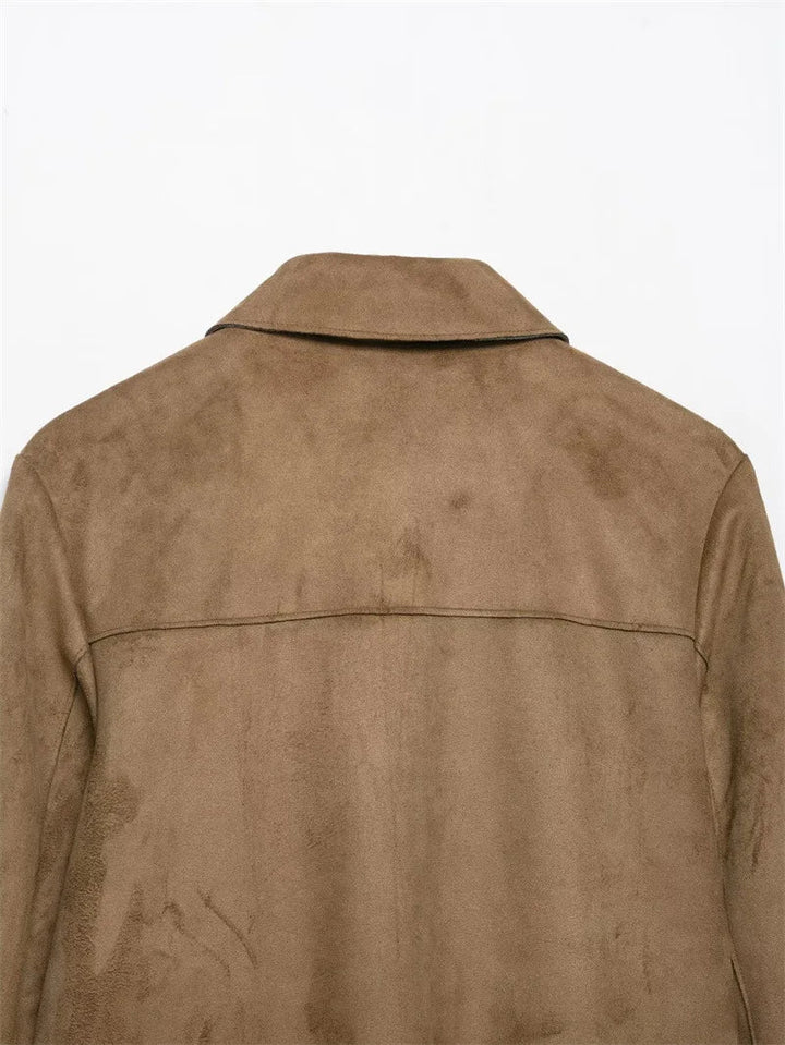 Duttini | Suede Cropped Jacket