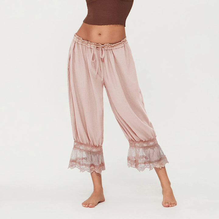 Duttini | Lace Lantern Pants for Women