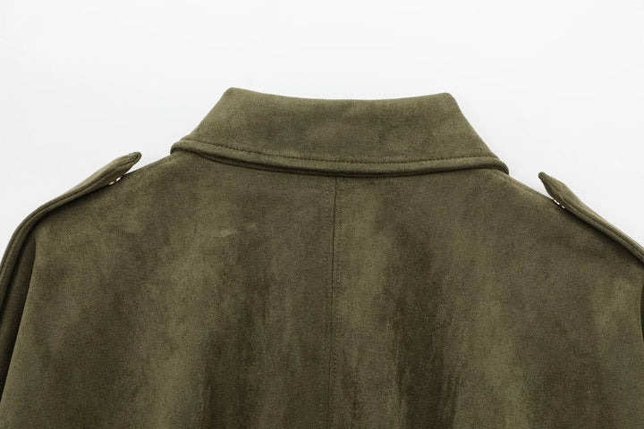 Duttini | Women's Suede Bomber