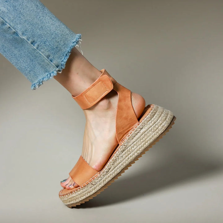 Duttini | Women's Leather Strap Sandals