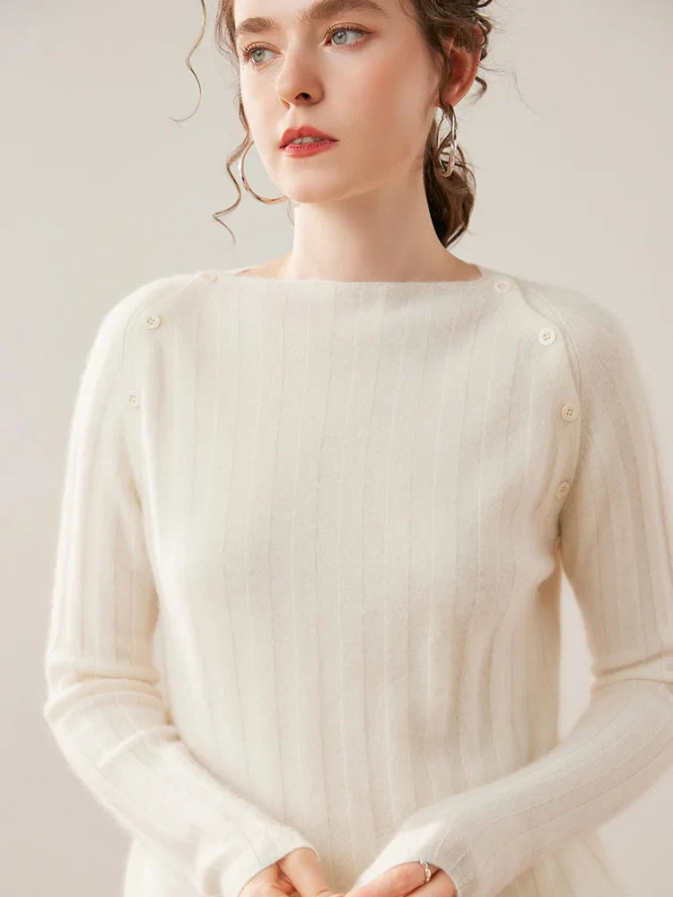 Duttini | Buttoned Cashmere Sweater