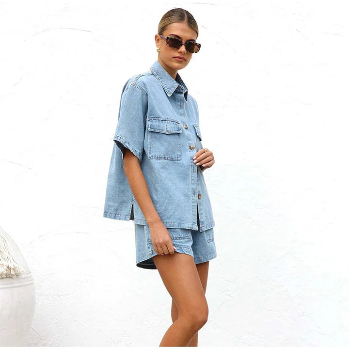 Duttini | Denim 2-Piece Set