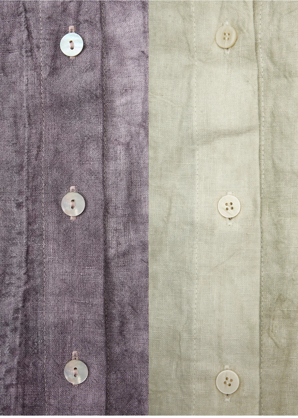 Duttini | Pleated Linen Button Shirt