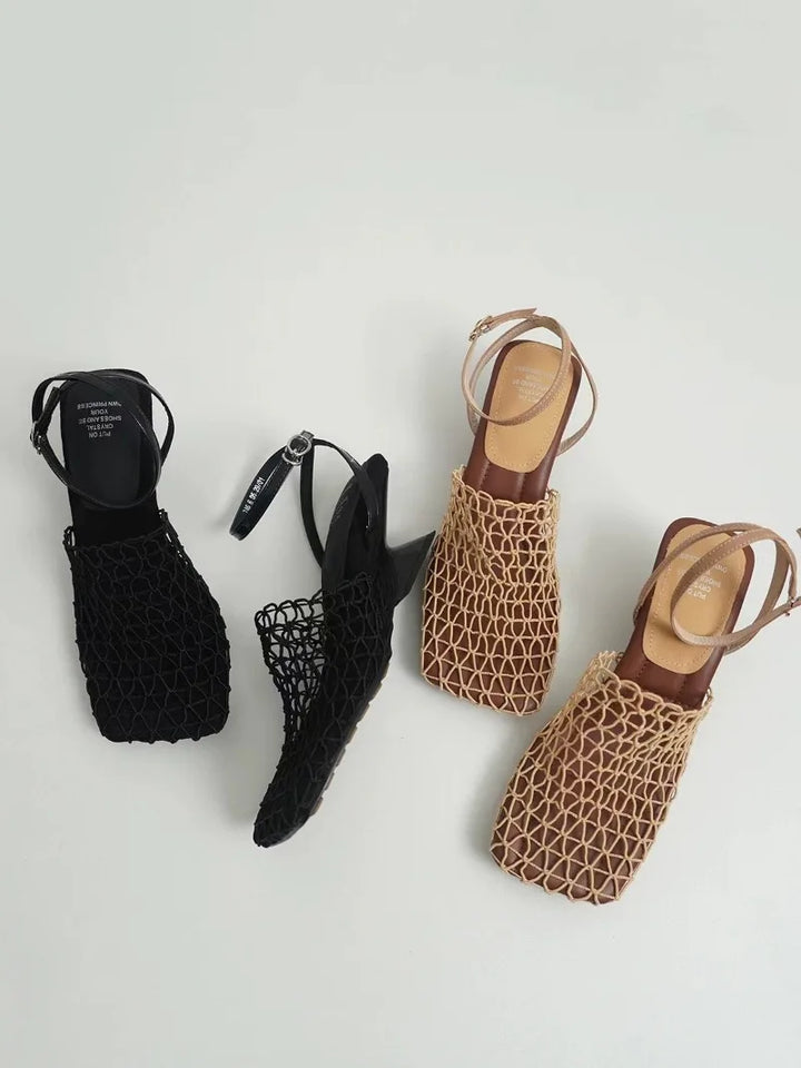 Duttini | Mesh Weave Heels
