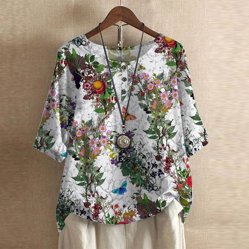 Duttini | Refined Retro-Inspired Blouse with a Flattering Silhouette