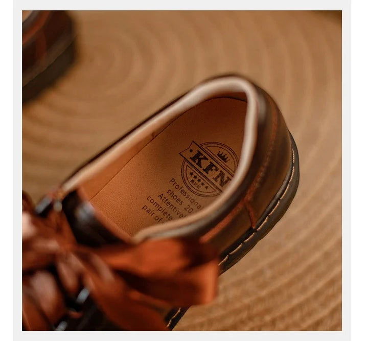 Duttini | 100% Leather Oxford Shoes