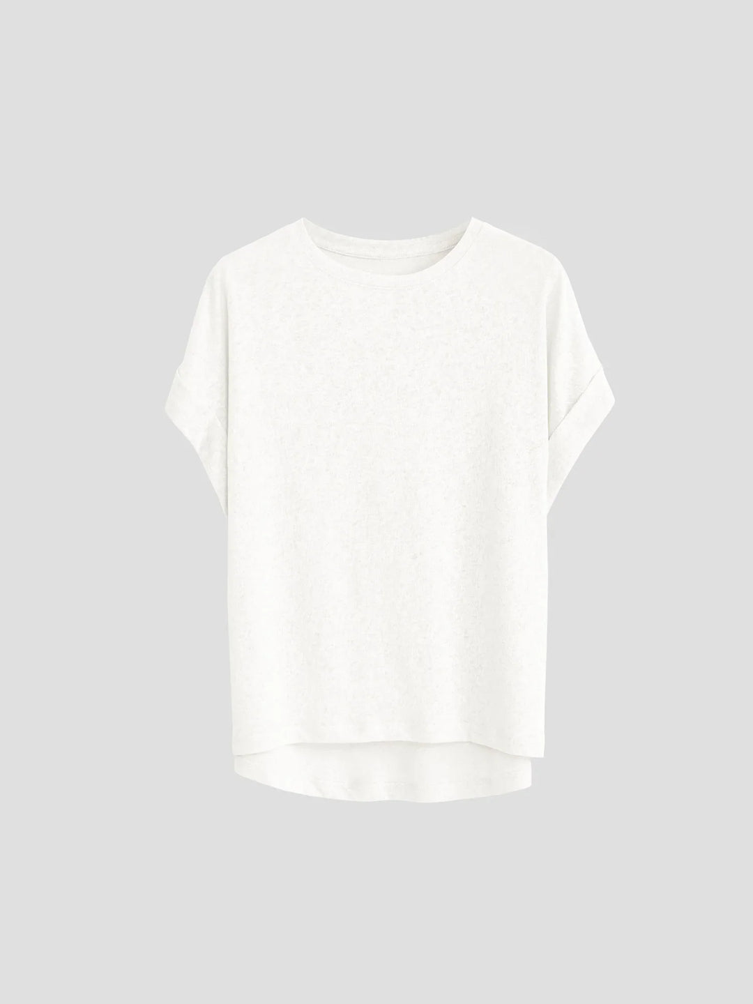 Duttini | Oversized Tee for Women in Cotton Blend, White