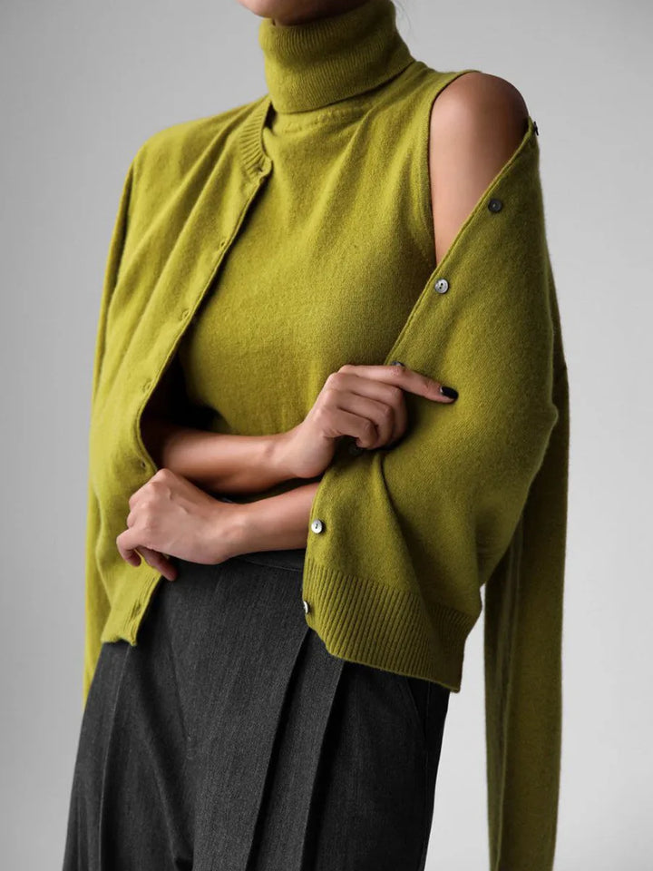 Duttini | High-Neck Vest for Women in Premium Fabric