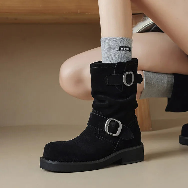 Duttini | Fair Isle Buckled Tredders