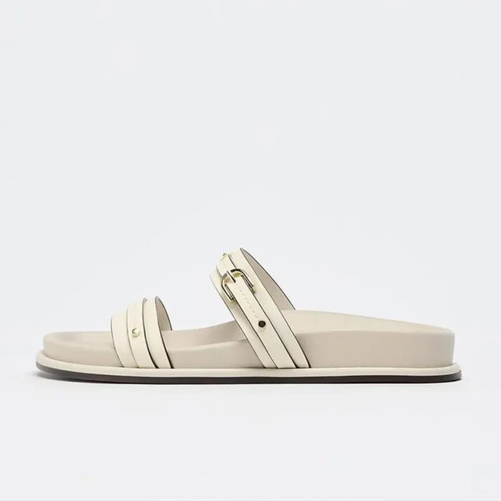 Duttini | Twin Strap Flats