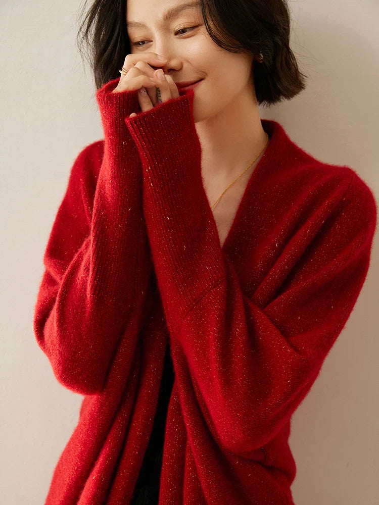 Duttini | Cashmere Shawl Sweater