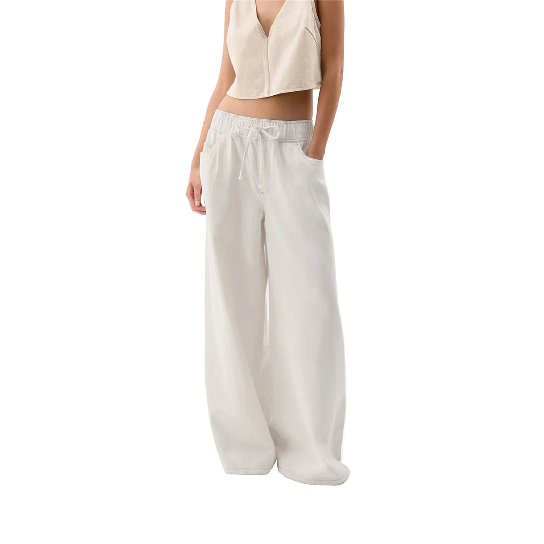 Duttini | Wide-Leg Jean for Women in Denim Blue