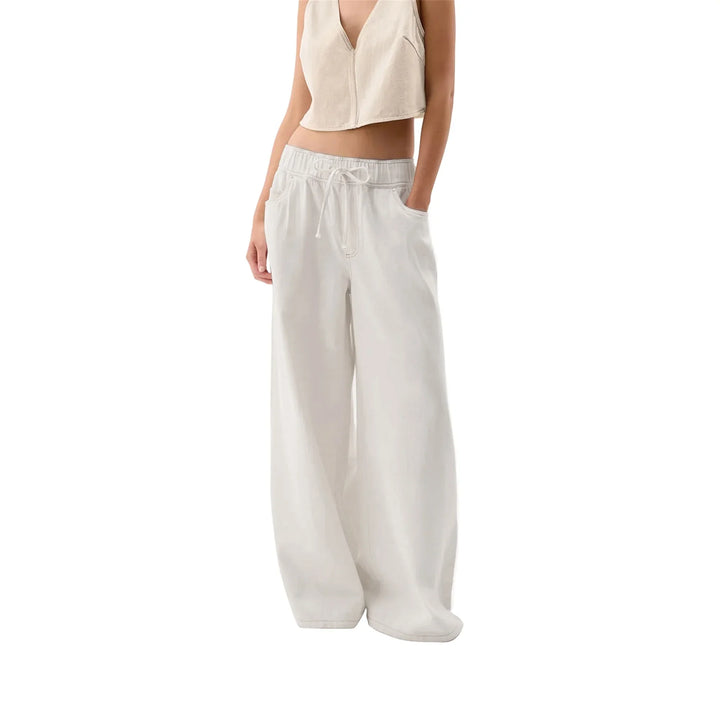 Duttini | Wide-Leg Jean for Women in Denim Blue