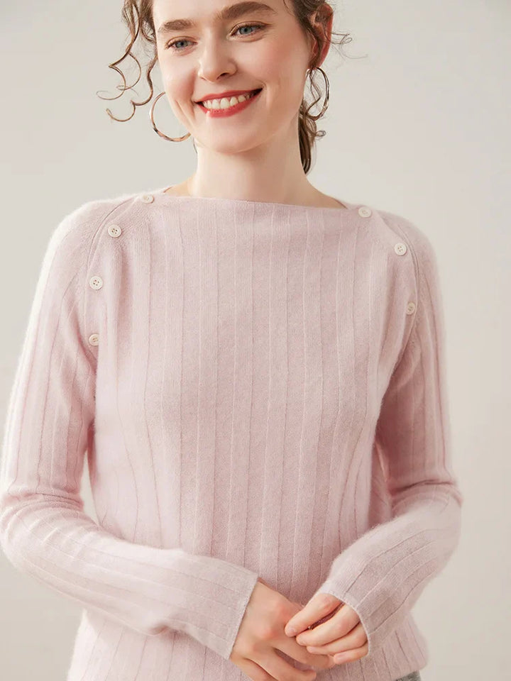 Duttini | Buttoned Cashmere Sweater