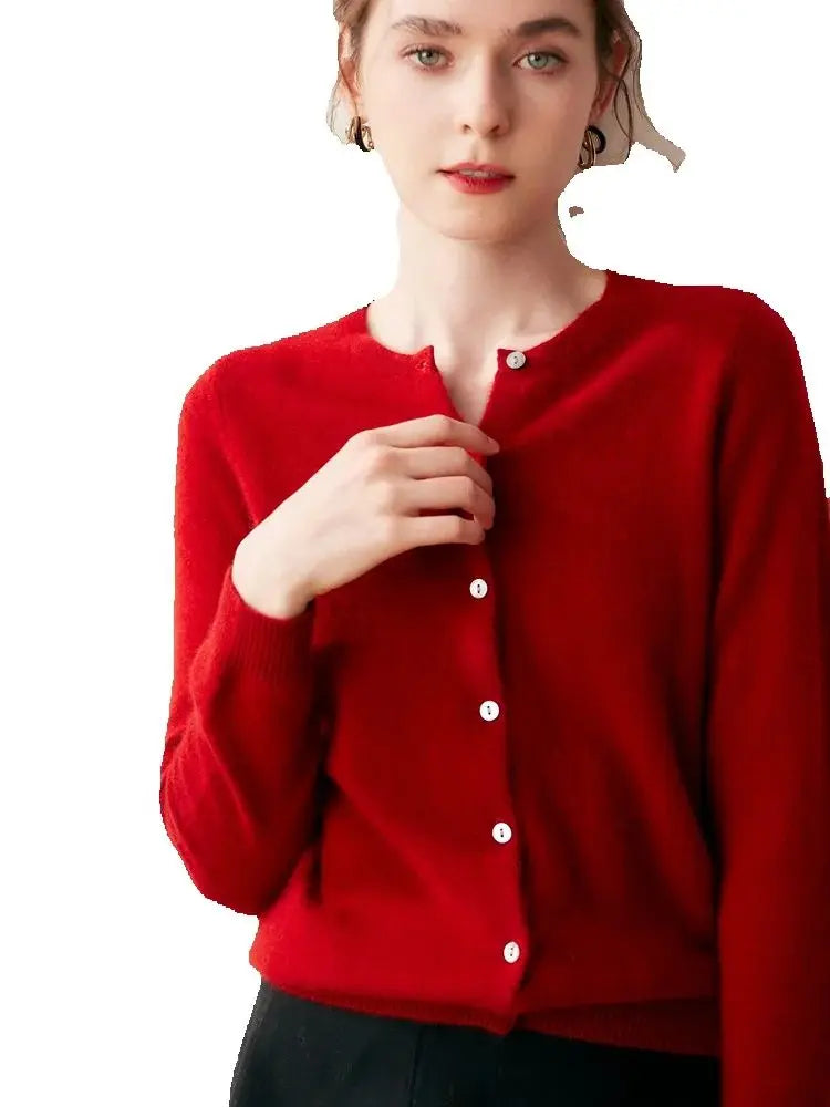 Duttini | Cashmere Crew Cardigan