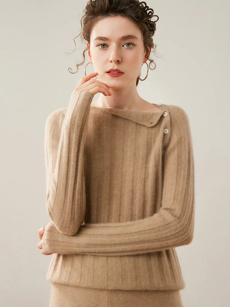 Duttini | Buttoned Cashmere Sweater
