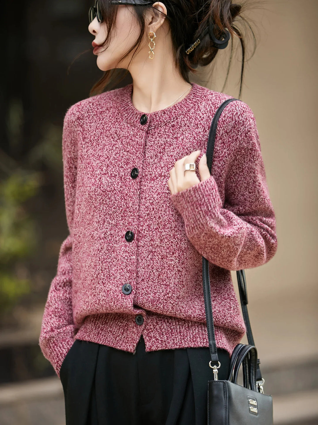 Duttini | Chunky-Knit Alpaca-Blend Cardigan