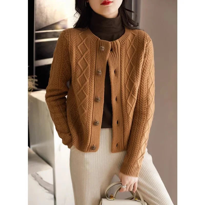 Duttini | Cable Knit Cardigan