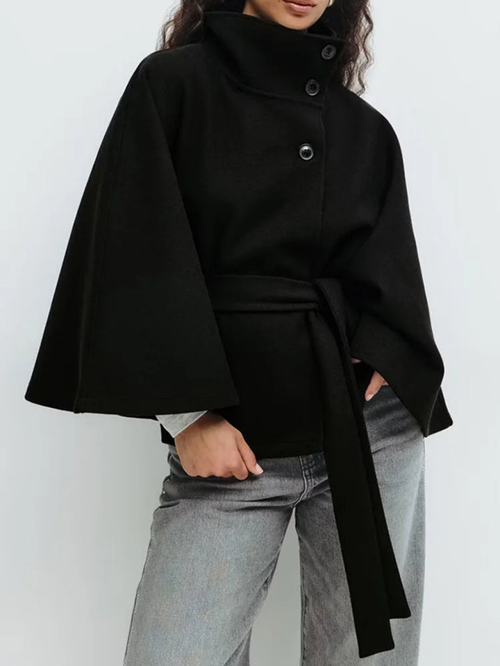 Duttini | Wool-Blend Cape Coat