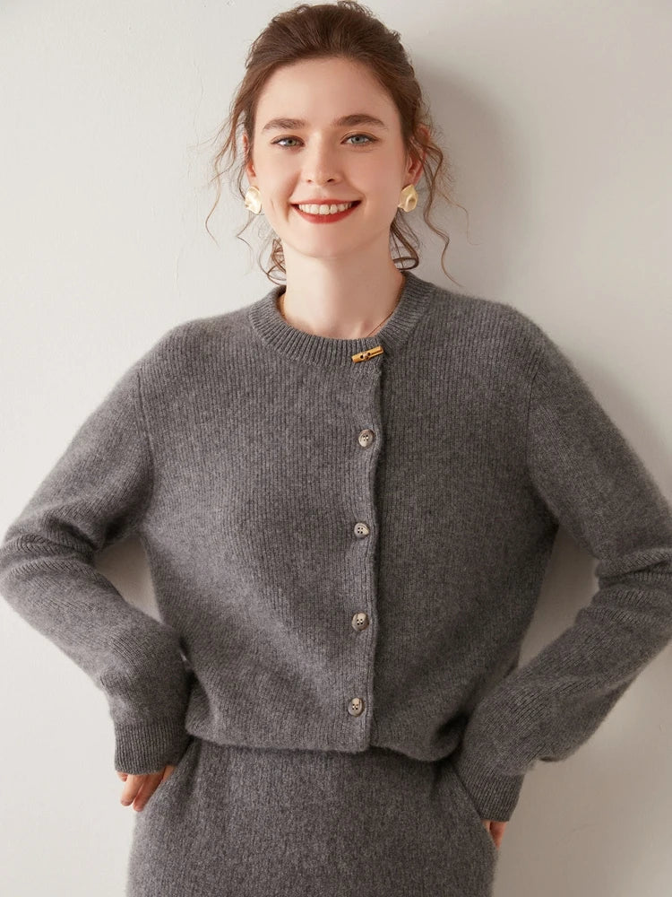 Duttini | Cashmere Button Cardigan