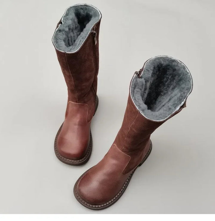 Duttini | Shearling Riding Boots