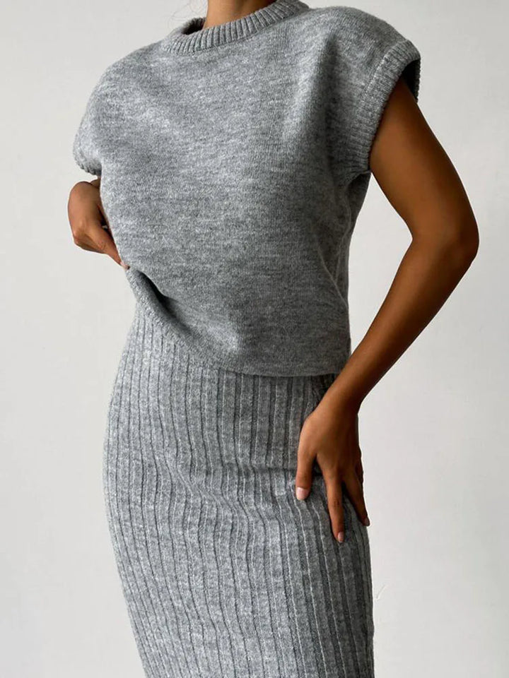 Duttini | Rib Sleeveless Set