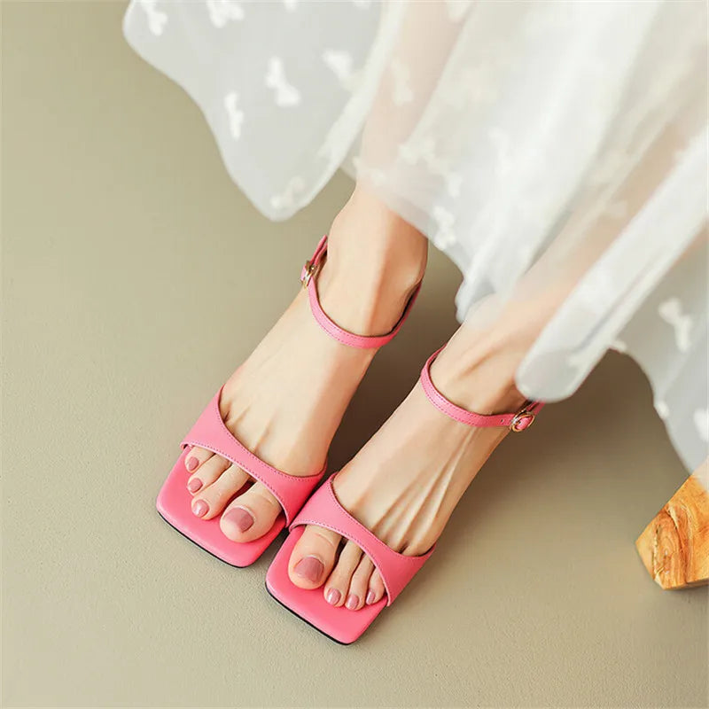Duttini | Leather Heel Mules
