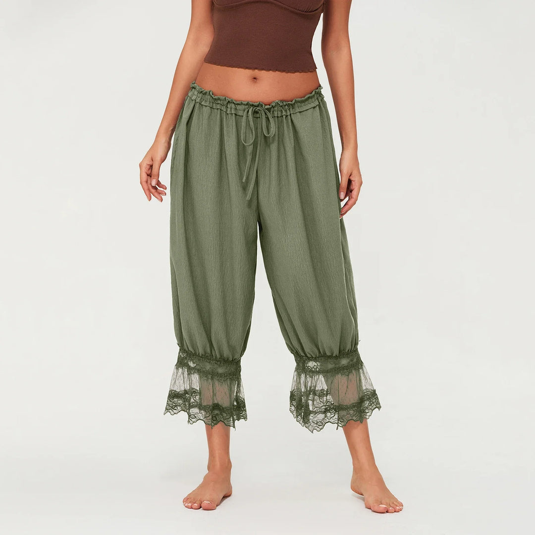 Duttini | Lace Lantern Pants for Women