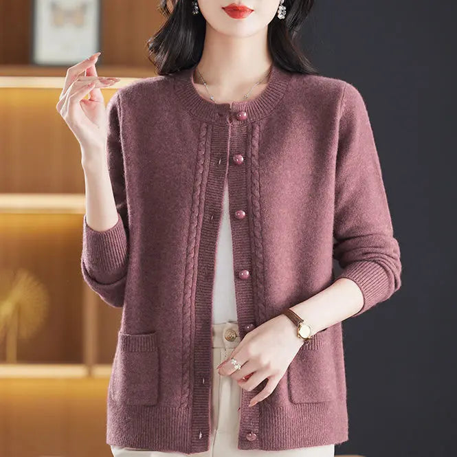 Duttini | Pearl Trim Cardigan