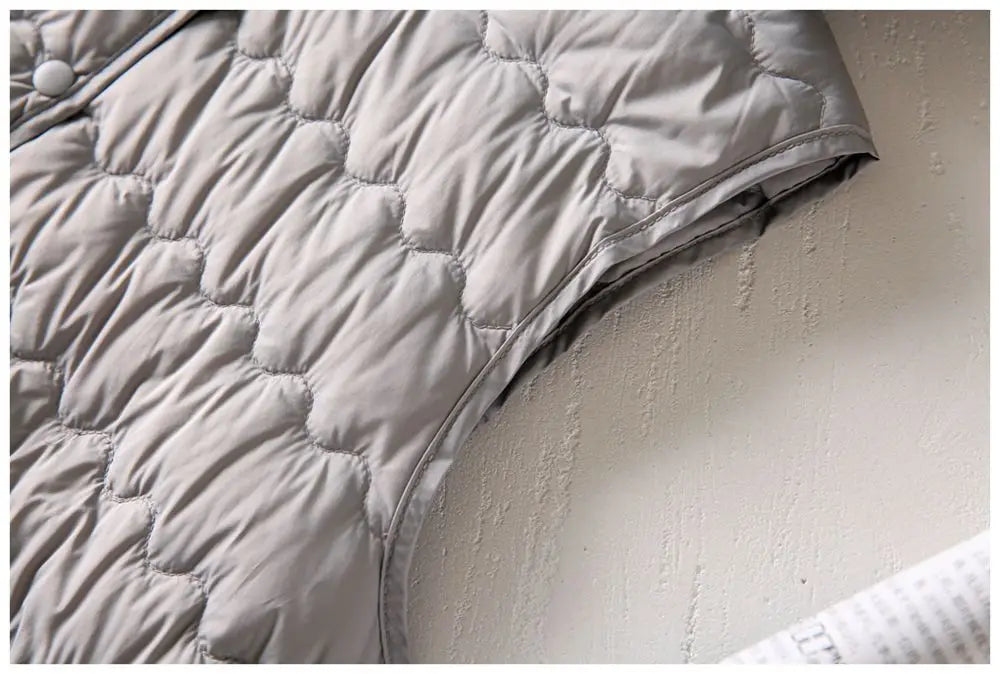 Duttini | Puffer Vest in Gold