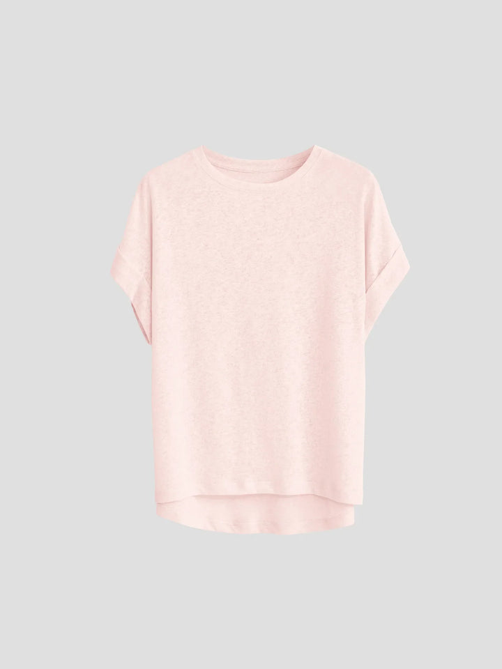 Duttini | Oversized Tee for Women in Cotton Blend, White
