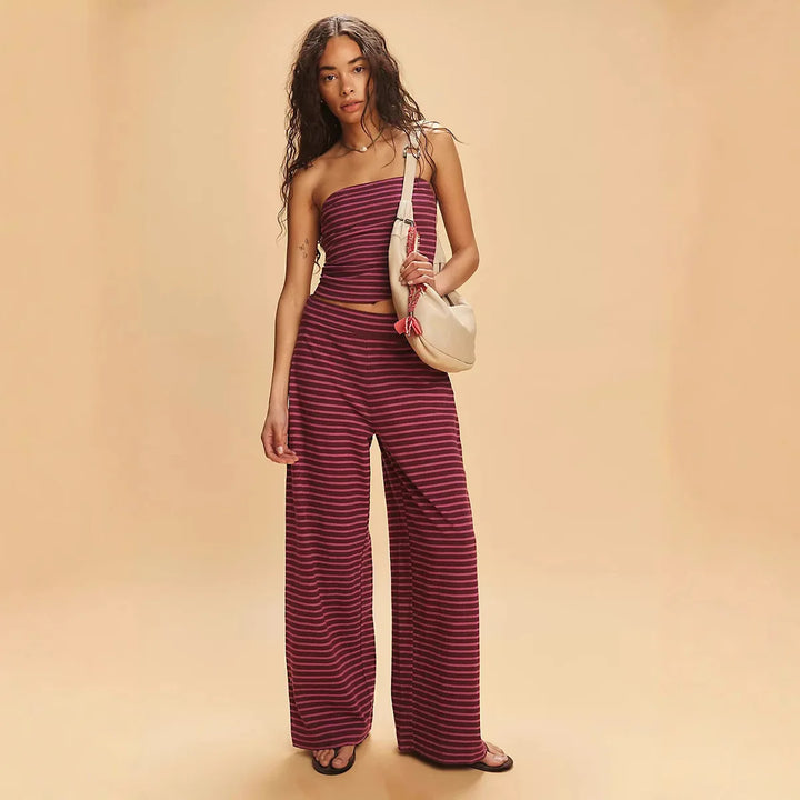 Duttini | Linen Striped Set