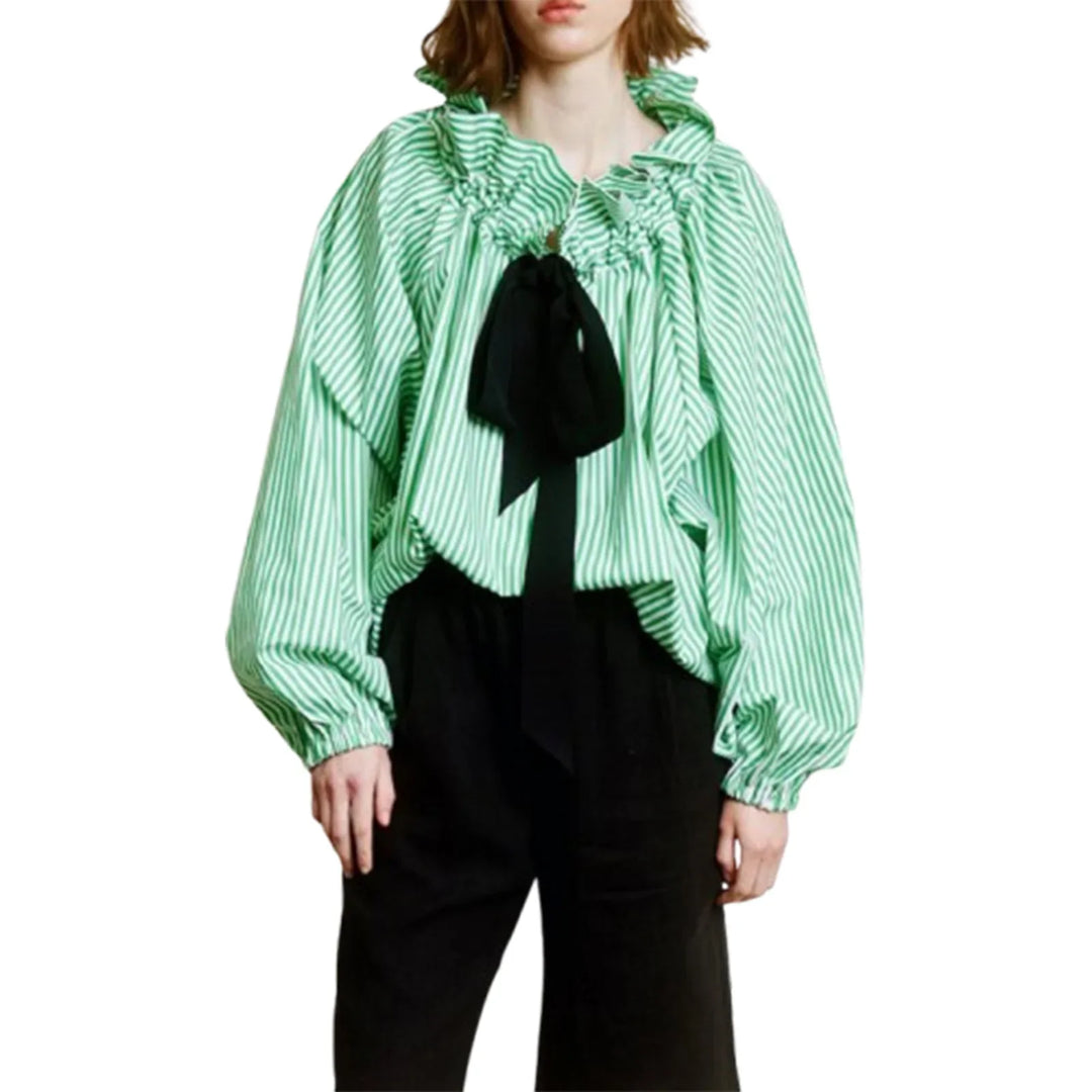 Duttini | Puffed Cotton Blouse