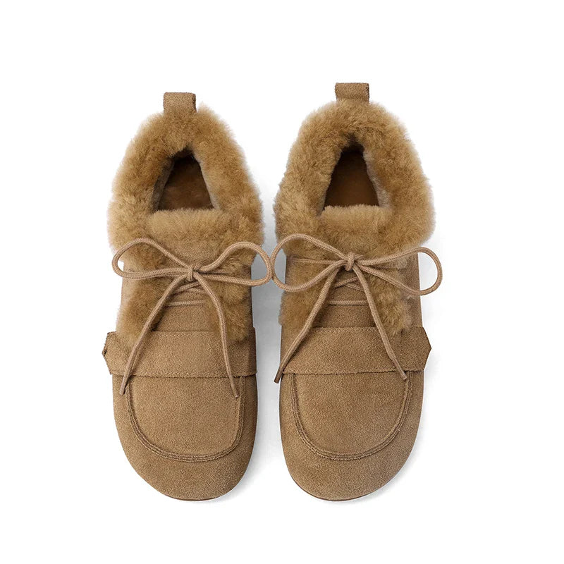 Duttini | Suede Wool Moc Boots
