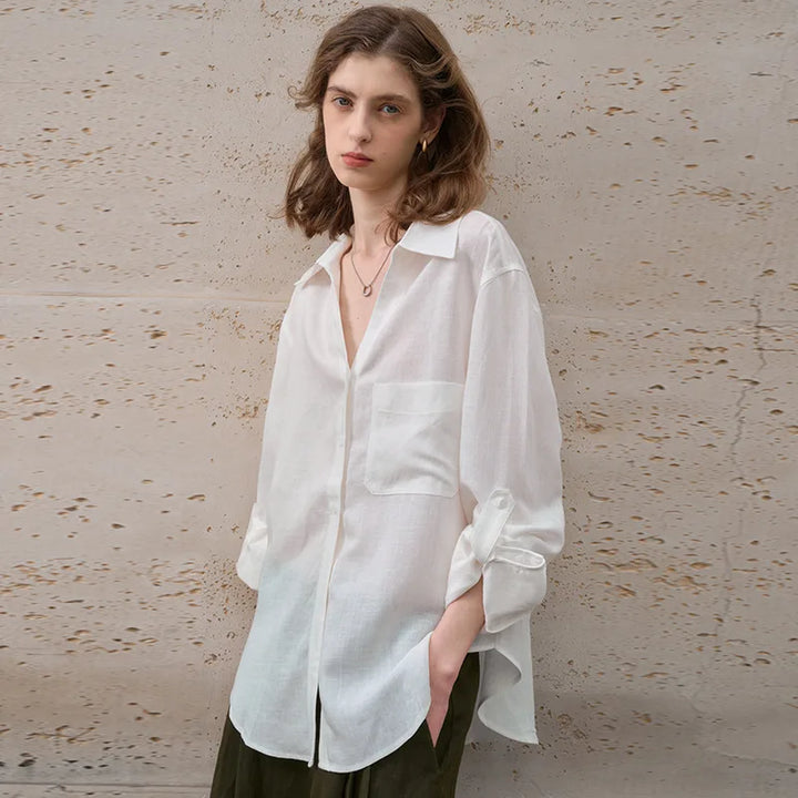 Duttini | Classic Linen Shirt for Men