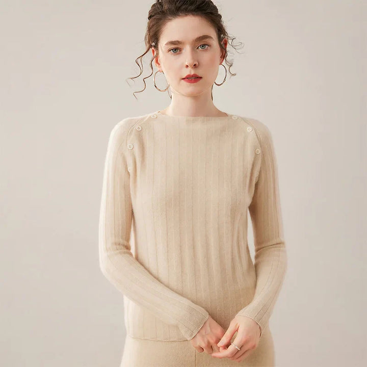 Duttini | Buttoned Cashmere Sweater