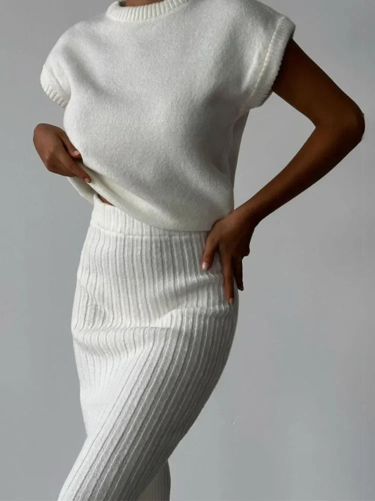 Duttini | Rib Sleeveless Set