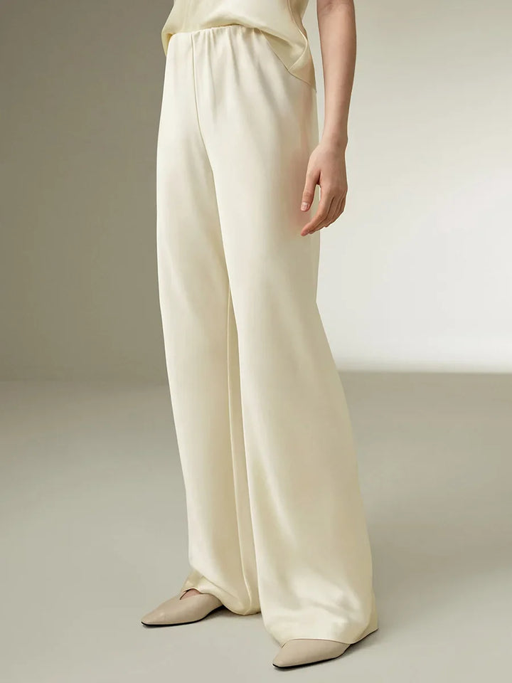 Duttini | Silk-Feel Lounge Trousers for Women