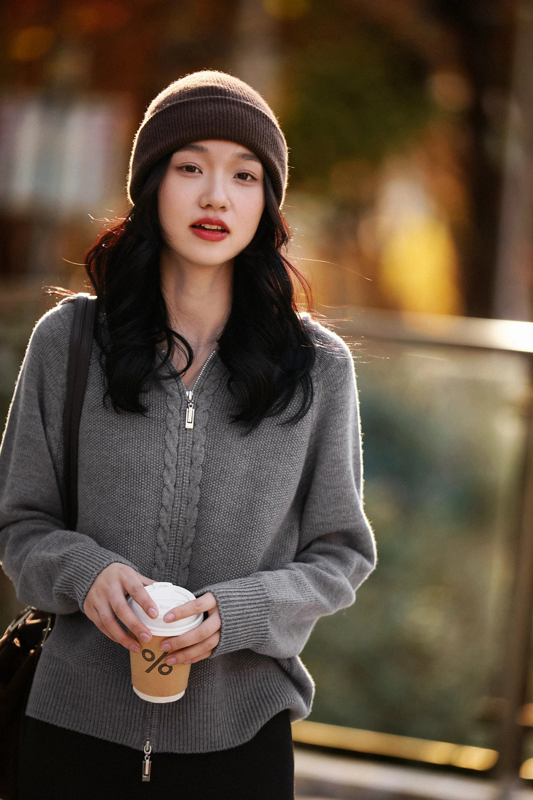 Duttini | Cashmere Hooded Cardigan