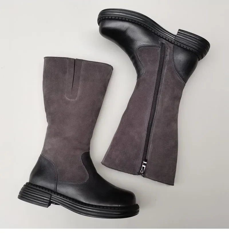 Duttini | Shearling Riding Boots