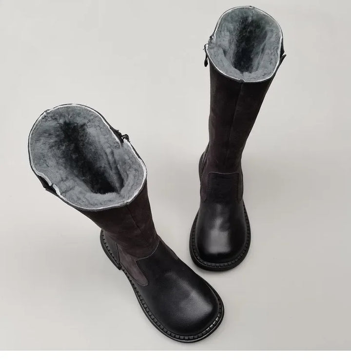 Duttini | Shearling Riding Boots