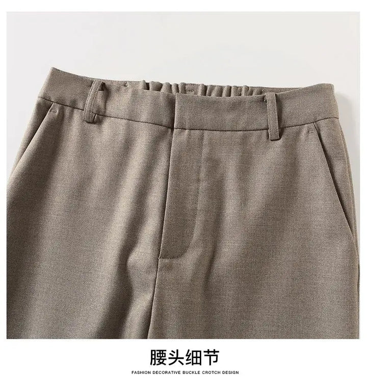 Duttini | High-Waist Trousers for Women in Black