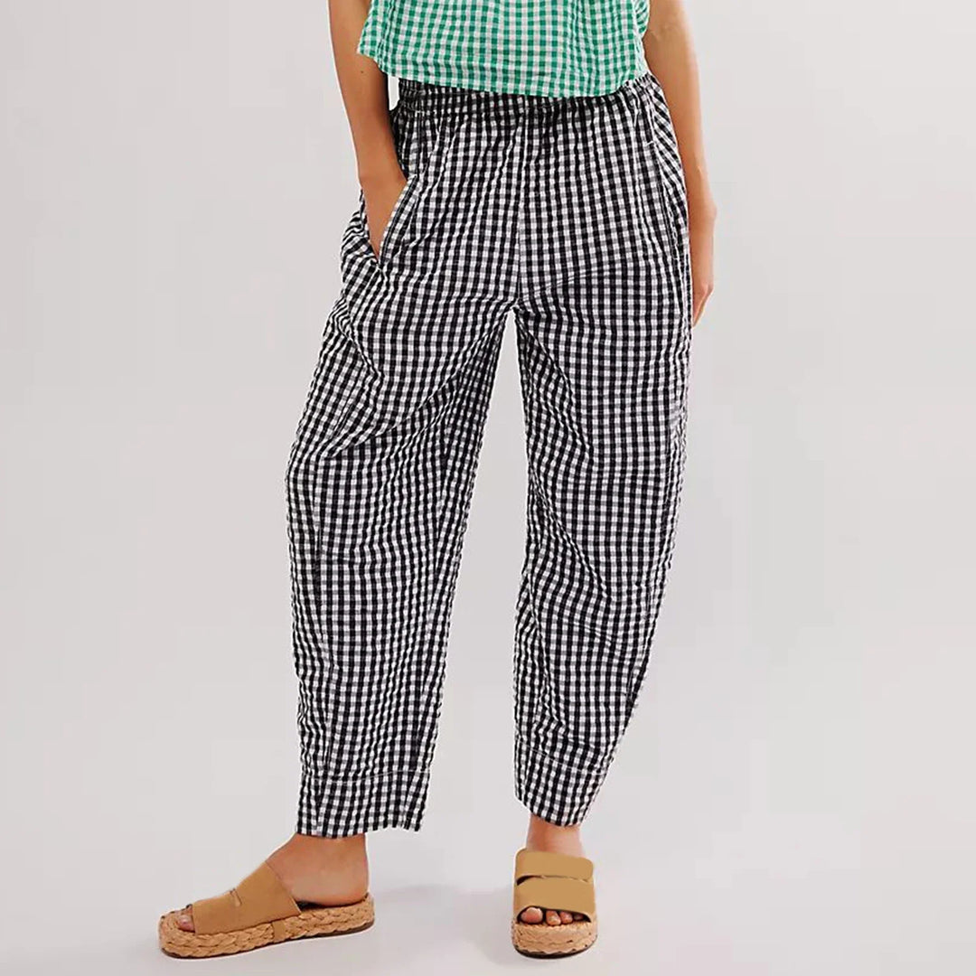 Duttini | Lounge Pants for Women in Soft Fabric, Relaxed Fit, Black