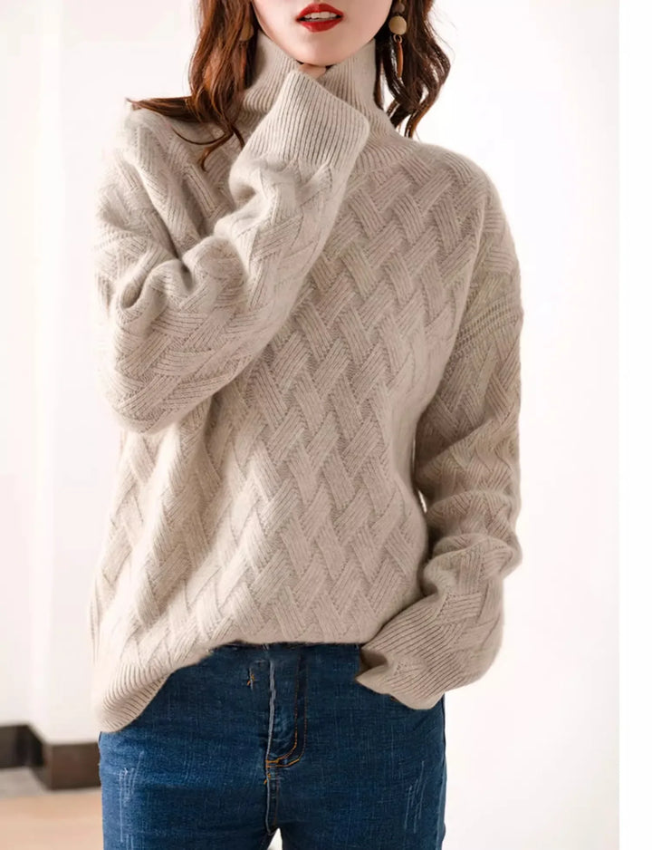 Duttini | Cable Turtleneck Sweater