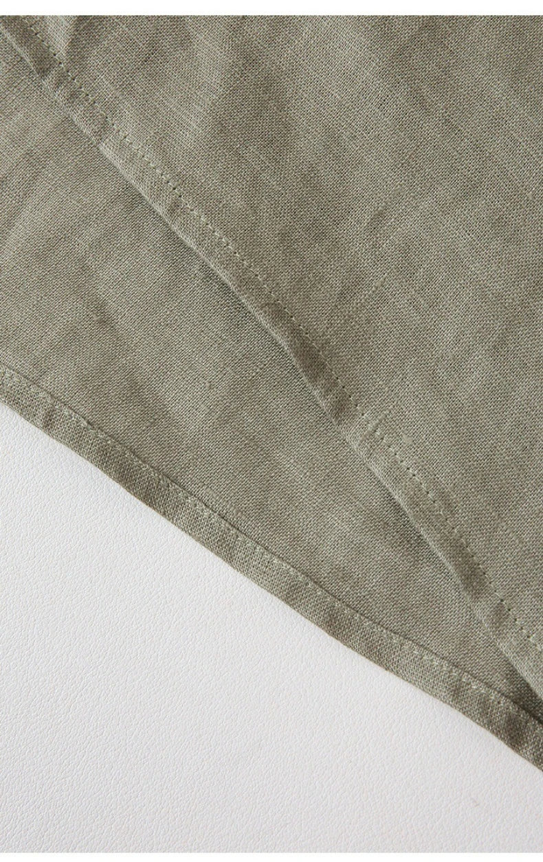 Duttini | Cropped Linen Overshirt for Women