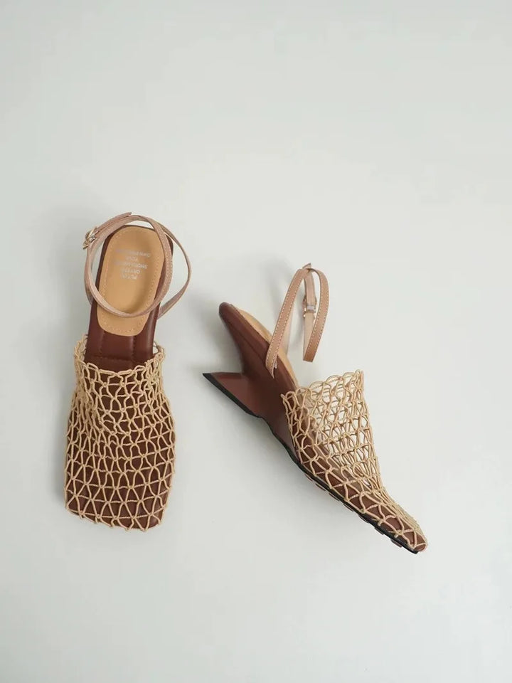 Duttini | Mesh Weave Heels