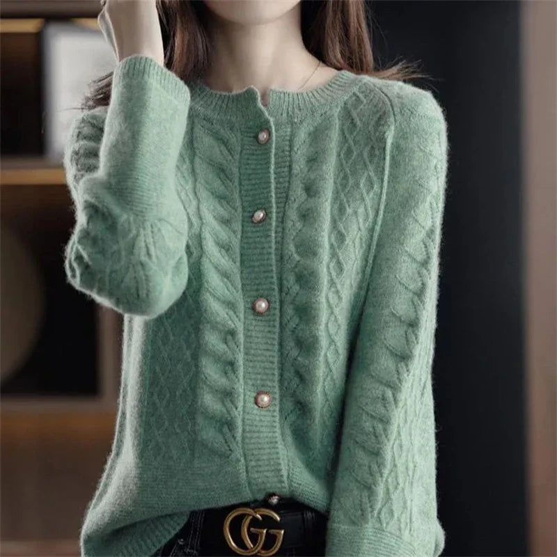 Duttini | Pearl Button Cardigan