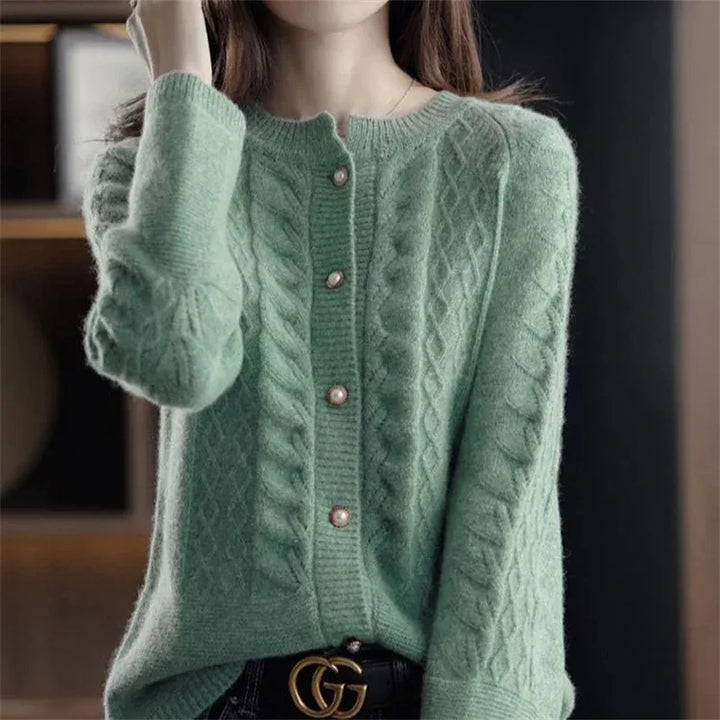 Duttini | Pearl Button Cardigan