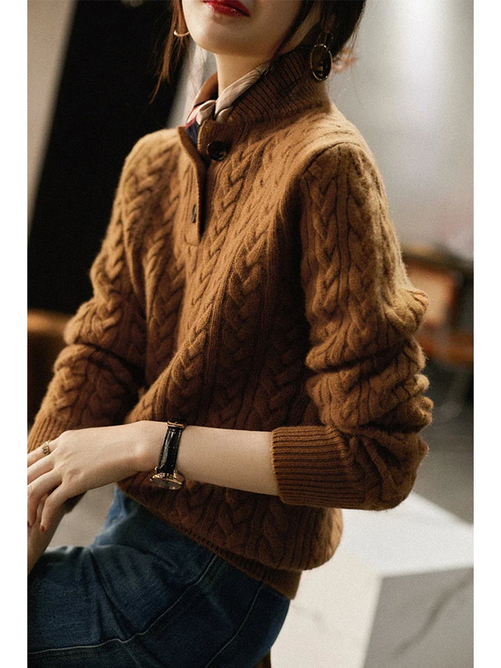 Duttini | Cashmere Button-Up Sweater