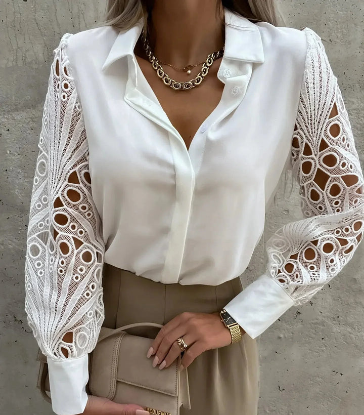 Duttini | Sophisticated Blouse With Exquisite Sleeves